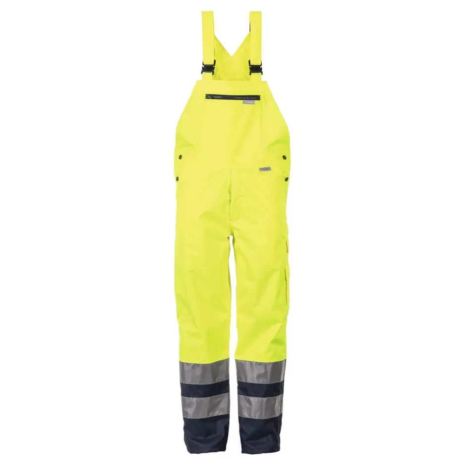 planam-high-visibility-rain-dungarees-regen-latzhose-arbeitshose image 1