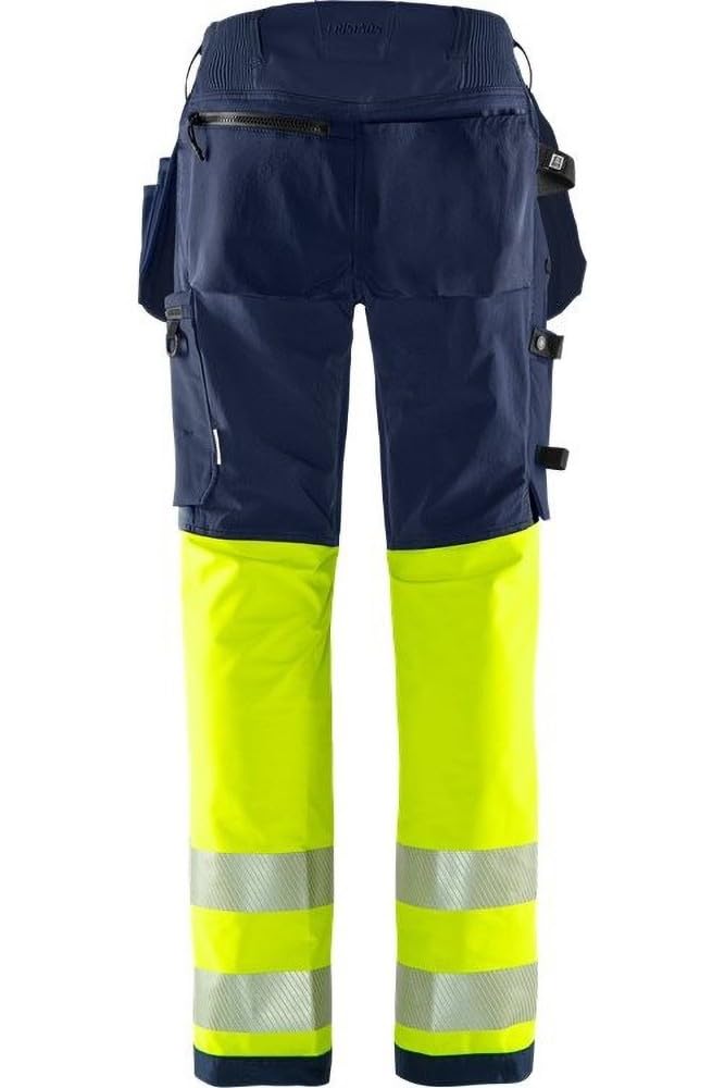 fristads-green-2643-gstp-high-vis-kansas-stretchhose-kl-1-d88-warnschutz-gelb-ma image 3