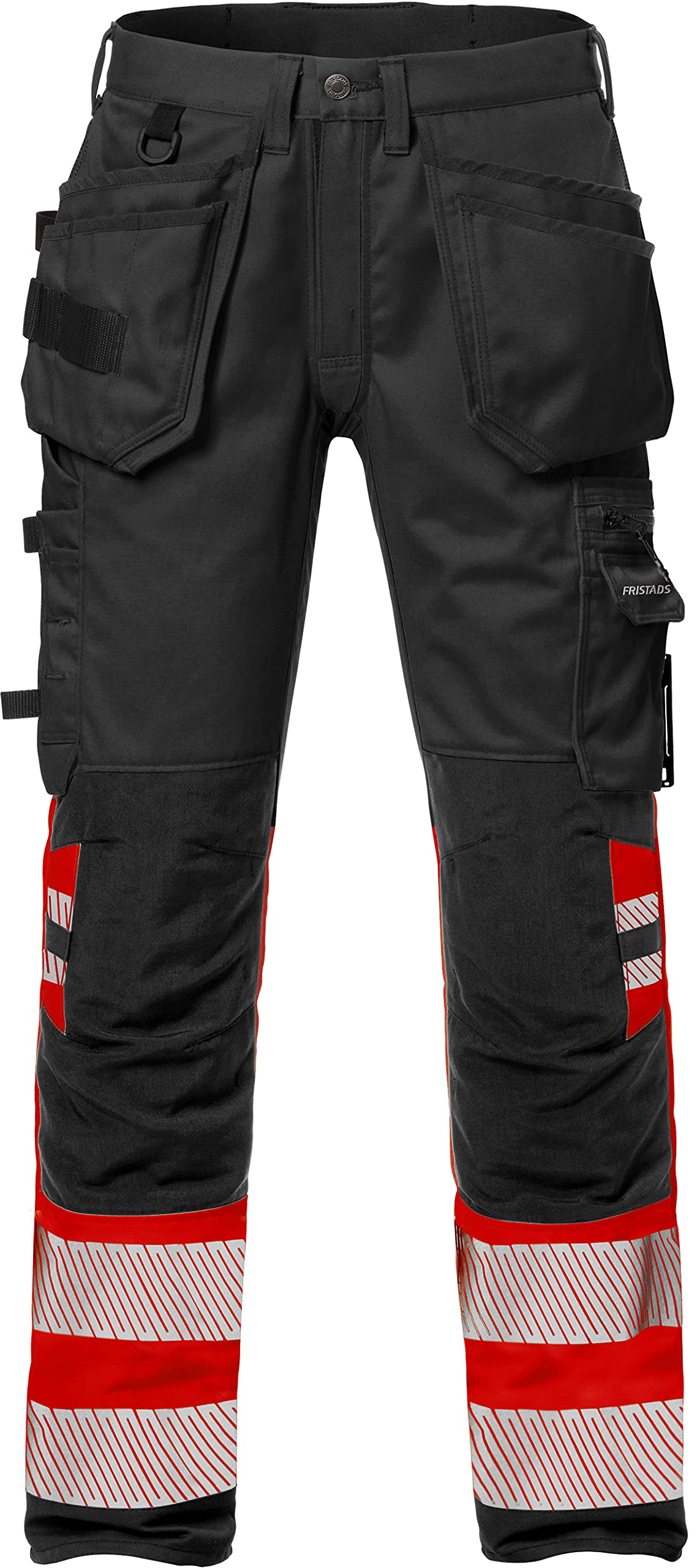 fristads-high-vis-handwerker-stretch-hose-2706-plu-klasse-1-warnschutz image 4
