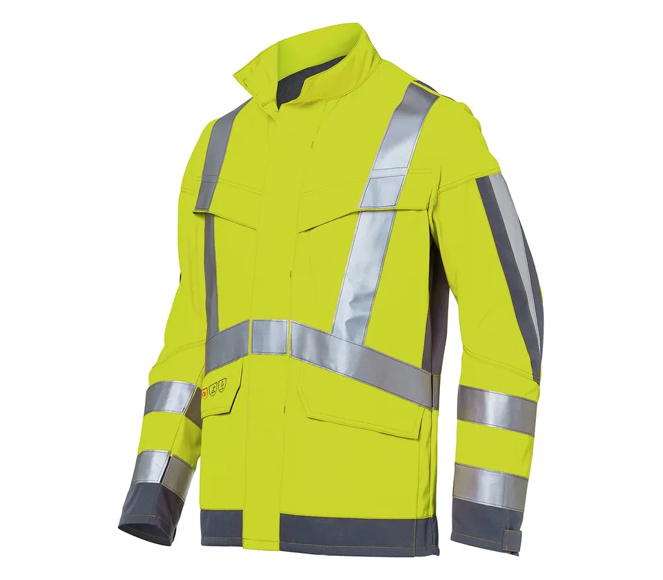 k-bler-protectiq-high-vis-jacke-arc2-psa-3-schutzjacke-mit-reflexstreifen image 1