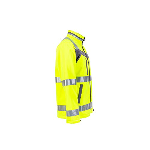 planam-plaline-high-visibility-softshell-jacke-gelb-schiefer-gr-e-56 image 5