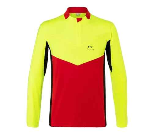 k-bler-arbeits-t-shirt-langarm-zipp-neck-unisex-mit-mesh-bel-ftung image 3
