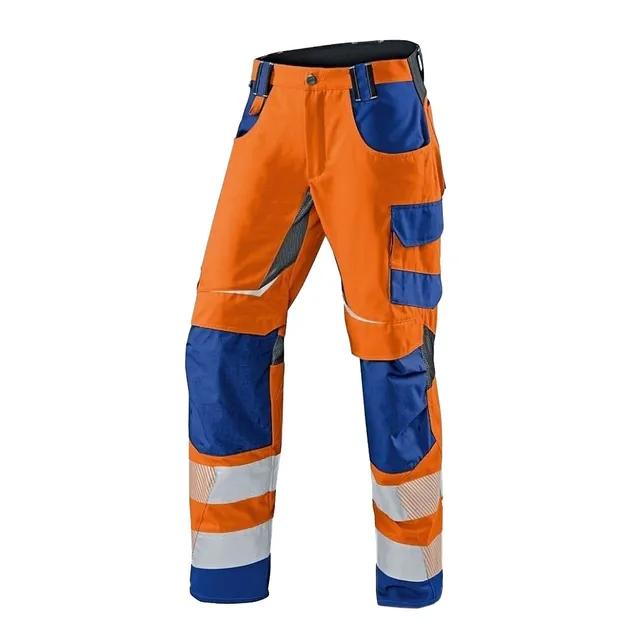 k-bler-reflectiq-warnschutz-sommerhose-psa-2-warnorange-blau-gr-e-48 image 1
