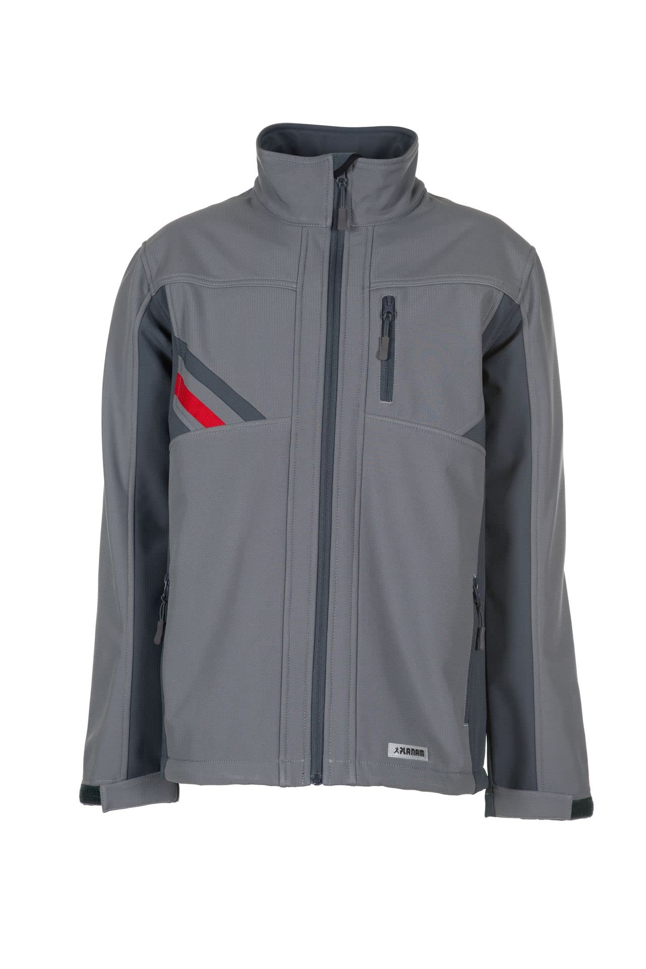 planam-highline-softshelljacke-schiefer-schwarz-rot image 8