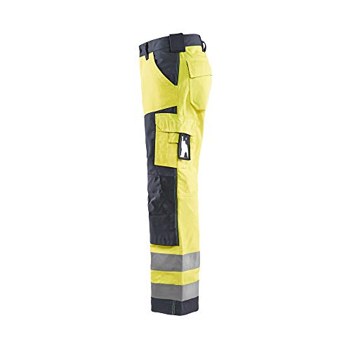 bl-kl-der-1566-arbeitshose-ohne-nageltaschen-high-vis-gelb-mittelgrau-d112 image 6