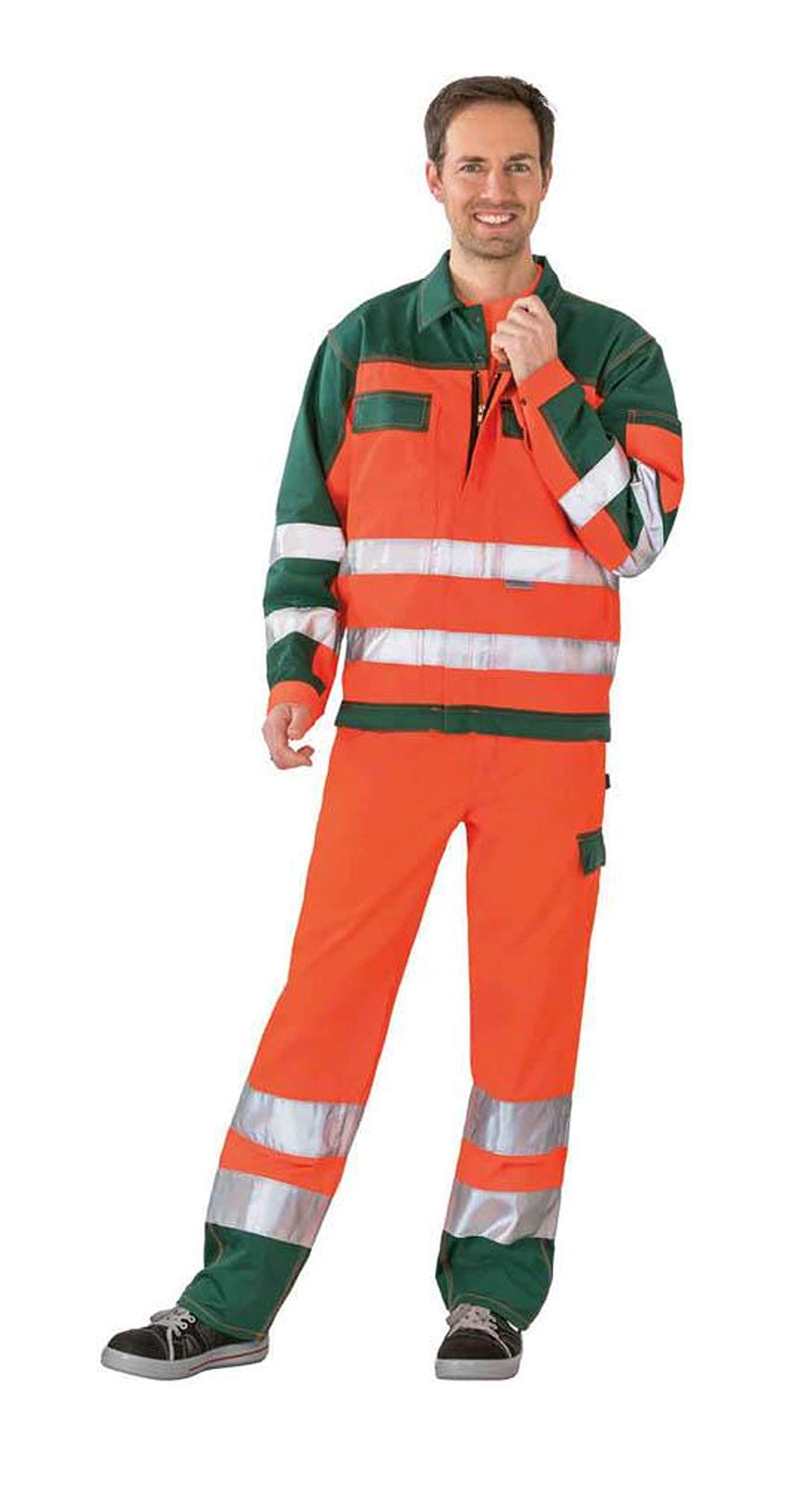 planam-warnschutz-bundjacke-unisex-orange-marine-gr-e-52 image 6