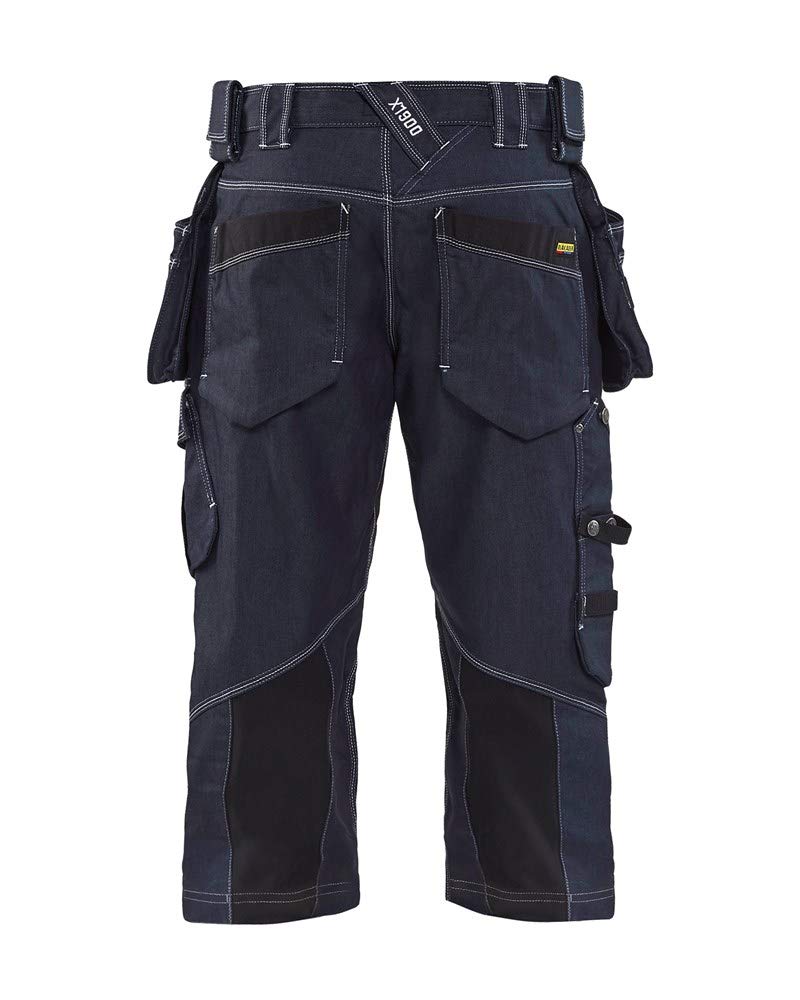 bl-kl-der-19921141-handwerker-shorts-stretch-cordura-denim-marineblau-schwarz-c5 image 3