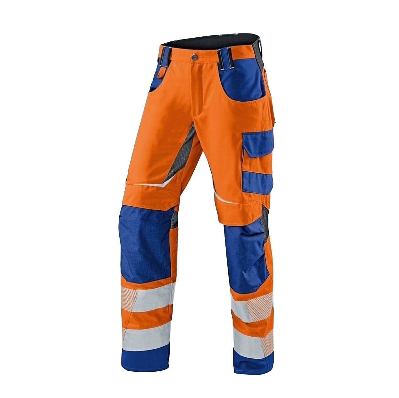 k-bler-reflectiq-warnschutz-sommerhose-psa-2-warnorange-blau-gr-e-48 image 8