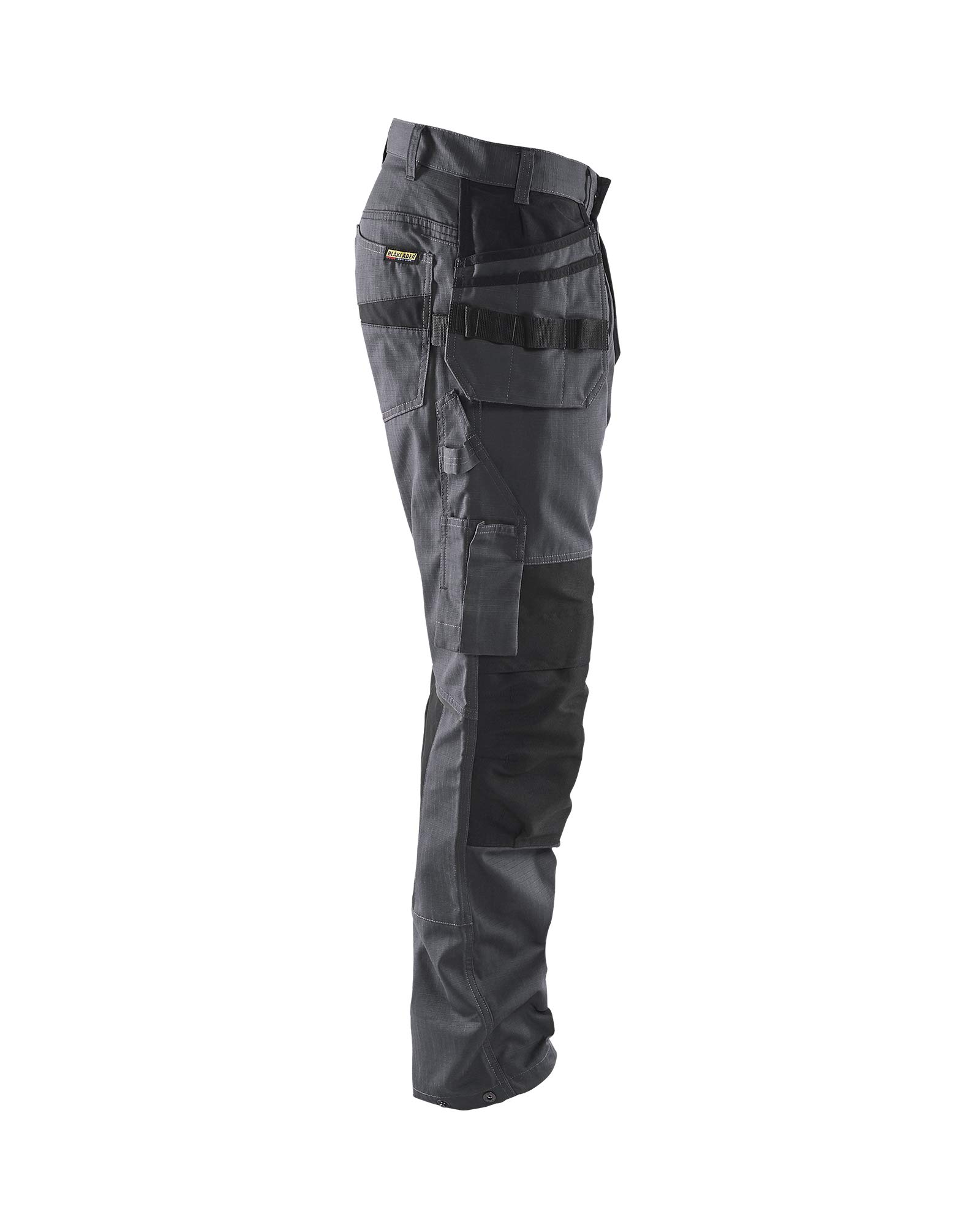 bl-kl-der-service-arbeitshose-mit-stretch-und-nageltaschen-mittelgrau-schwarz image 3