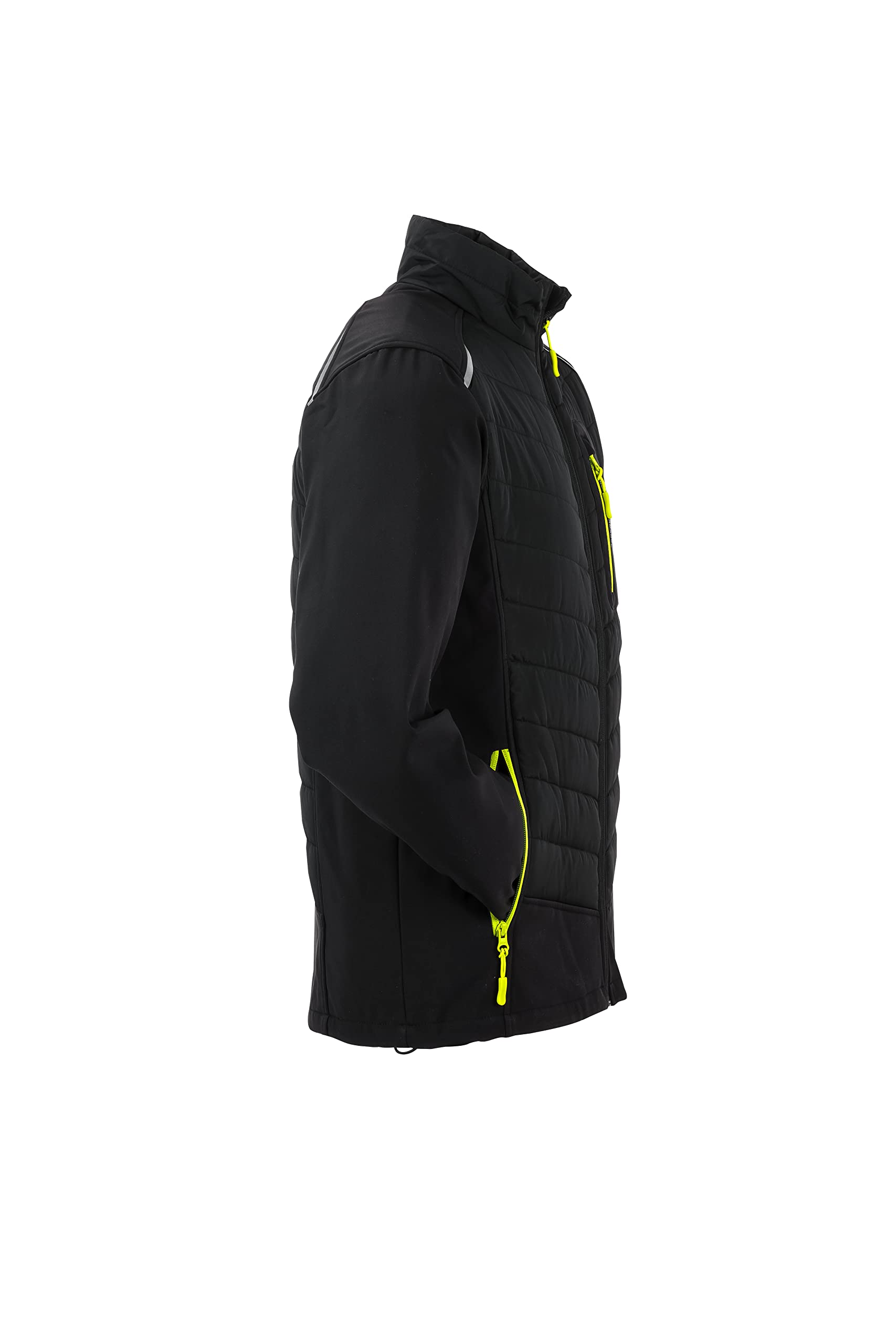 planam-stretchline-winterjacke-herren-6680-schwarz image 4