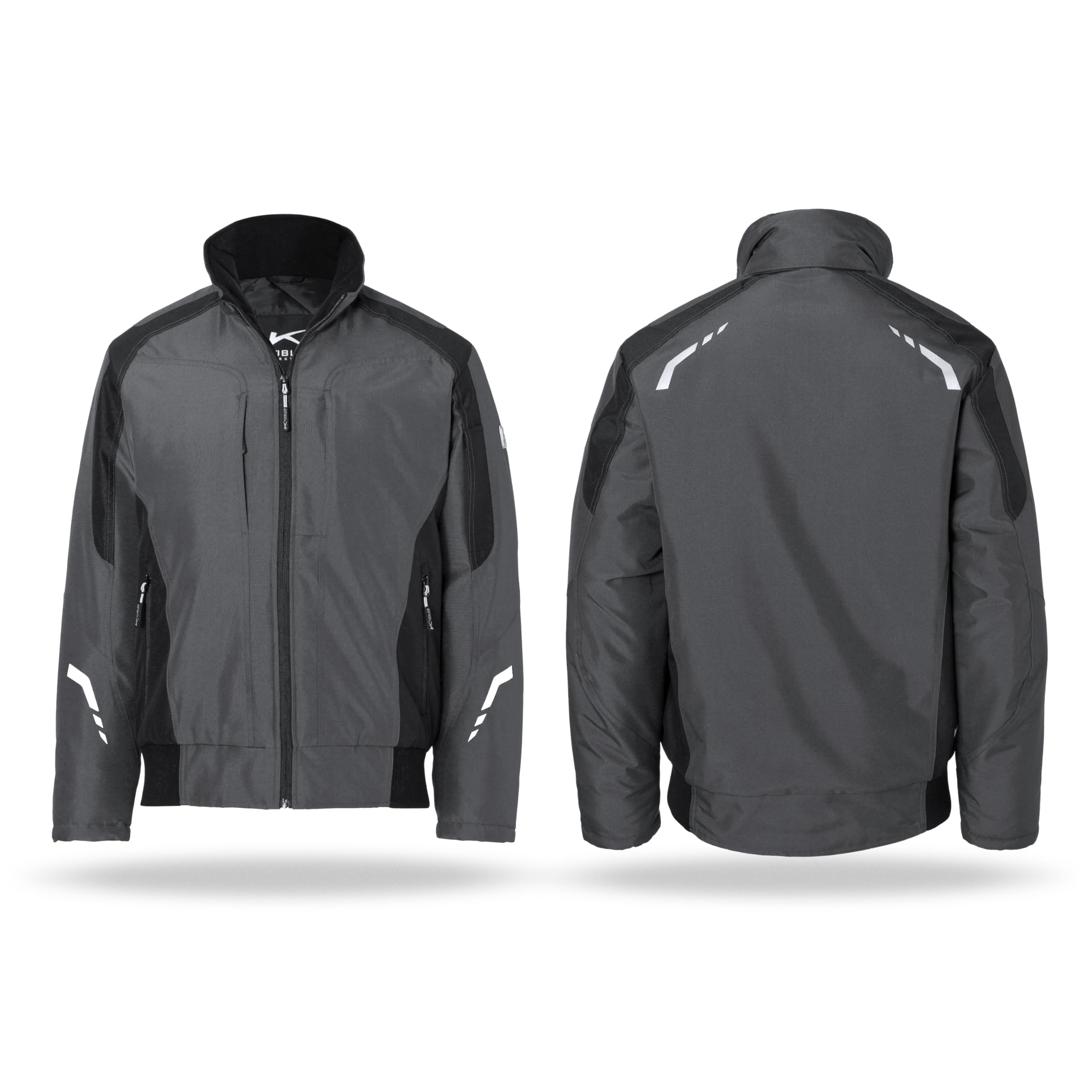 k-bler-classiq-organiq-arbeitsjacke-anthrazit image 1