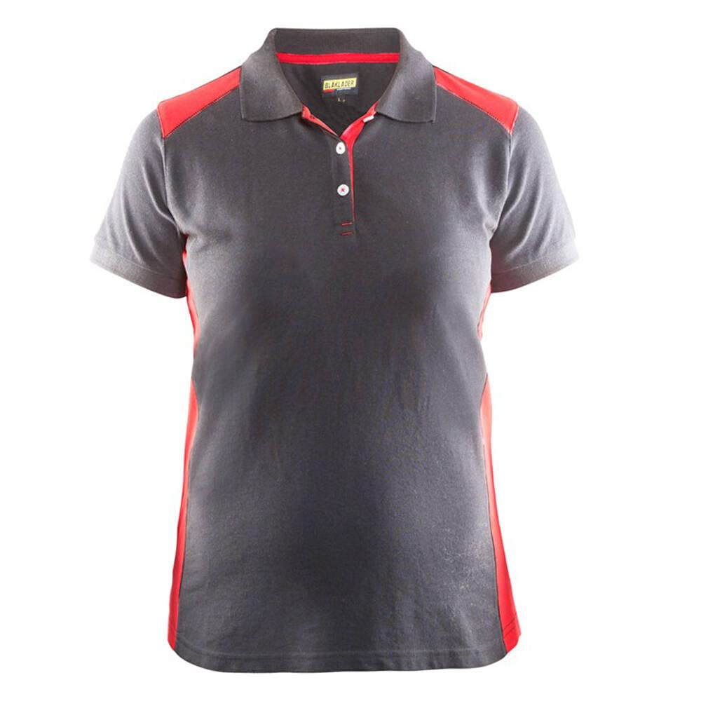 blaaklaeder-damen-polo-shirt-3390-schwarz-xxl-baumwollmix image 5