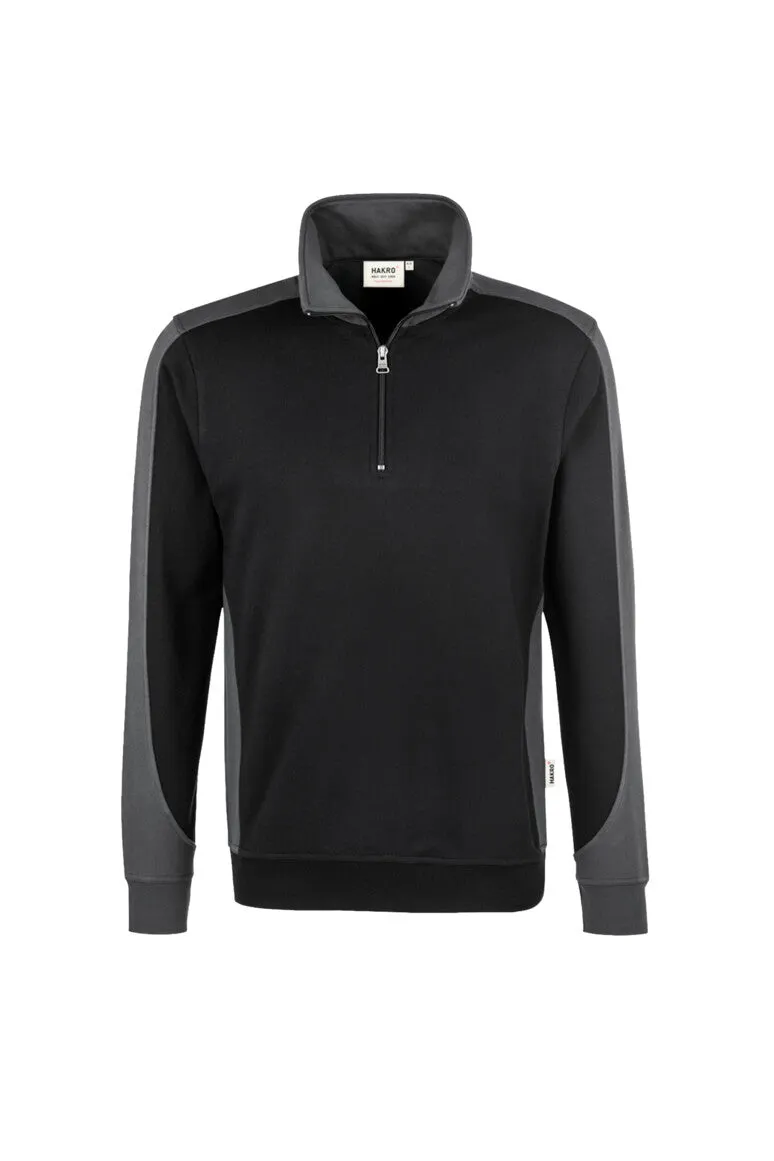 hakro-no-476-zip-sweatshirt-contrast-mikralinar image 1