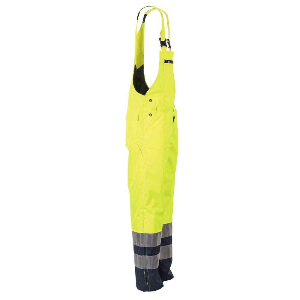 planam-high-visibility-rain-dungarees-regen-latzhose-arbeitshose image 2