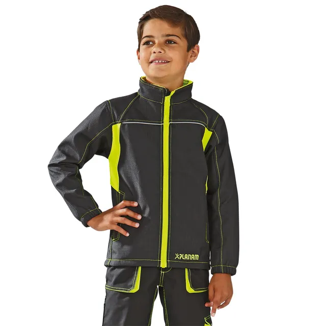 planam-junior-softshell-jacke-anthrazit-gelb-gr-e-86 image 1
