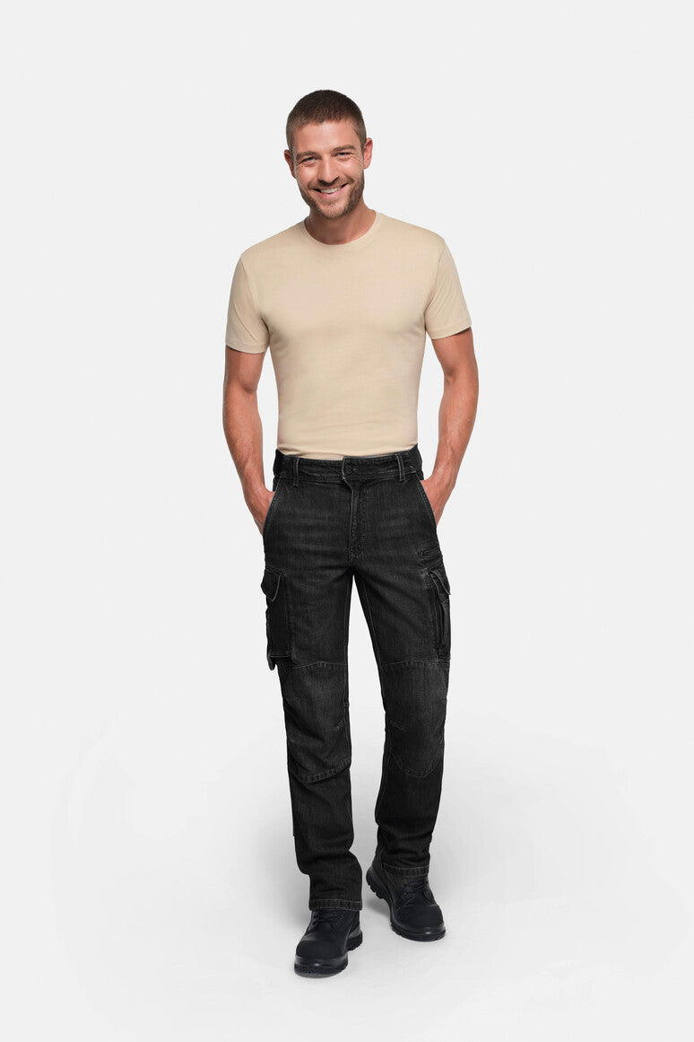 hakro-no-734-worker-jeanshose-dyneema-x-stretch-eco-herren-arbeitshose image 2