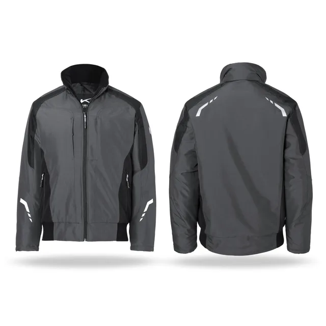 k-bler-classiq-organiq-arbeitsjacke-anthrazit image 1