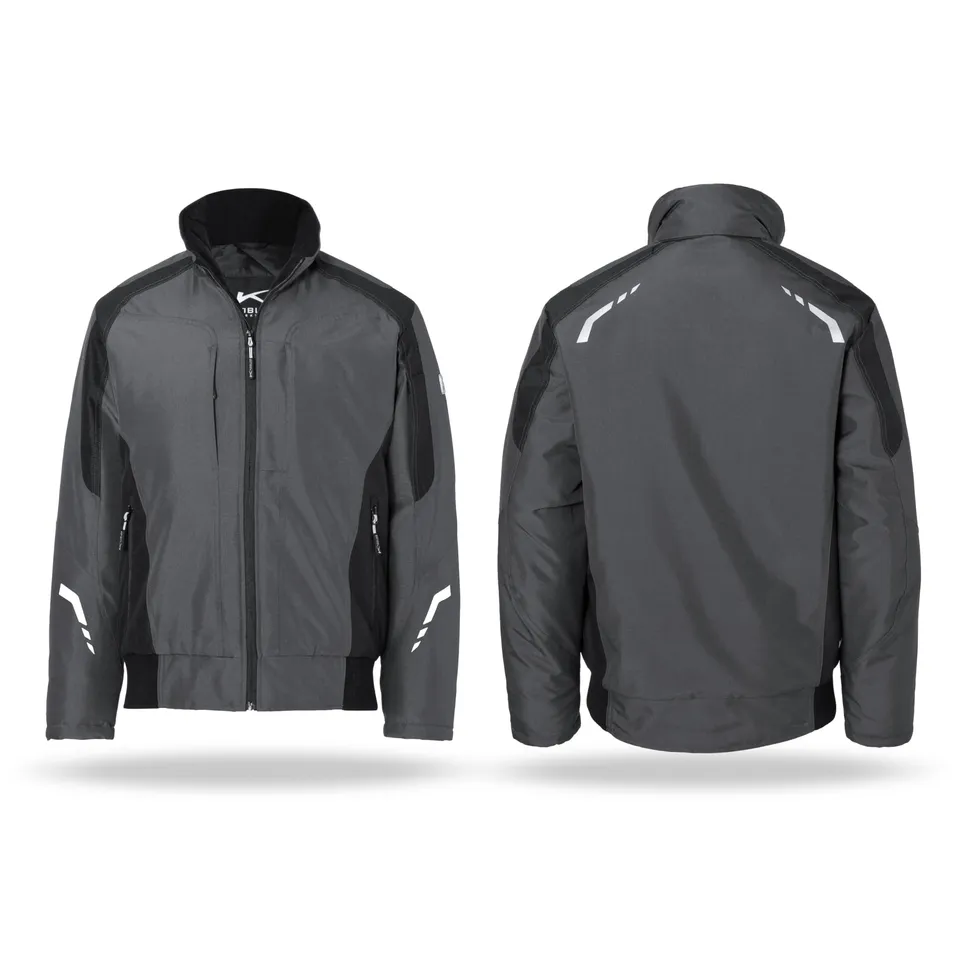 k-bler-classiq-organiq-arbeitsjacke-anthrazit image 1