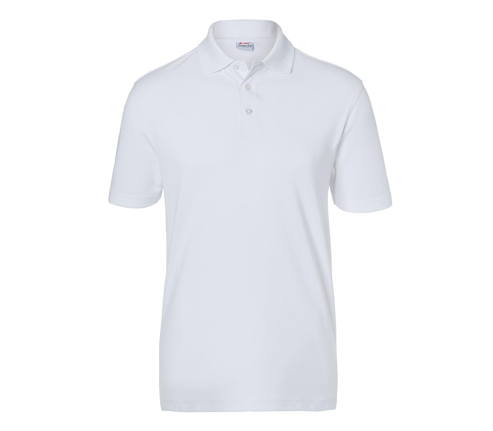 k-bler-shirts-polo-shirt-mit-3er-knopfleiste-baumwoll-polyester-mix-wei-xl image 1