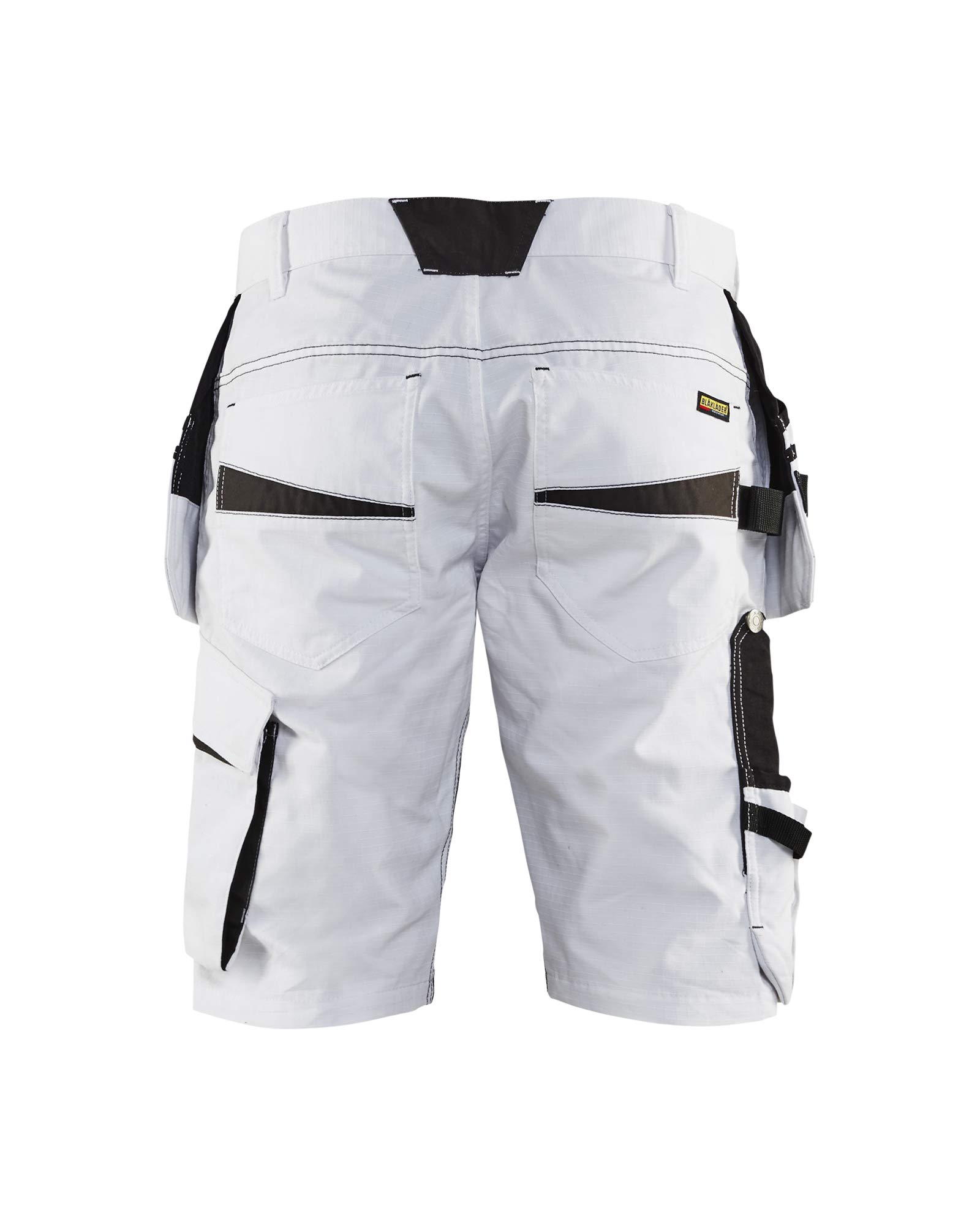 bl-kl-der-1099-maler-shorts-mit-stretch-wei-dunkelgrau image 2