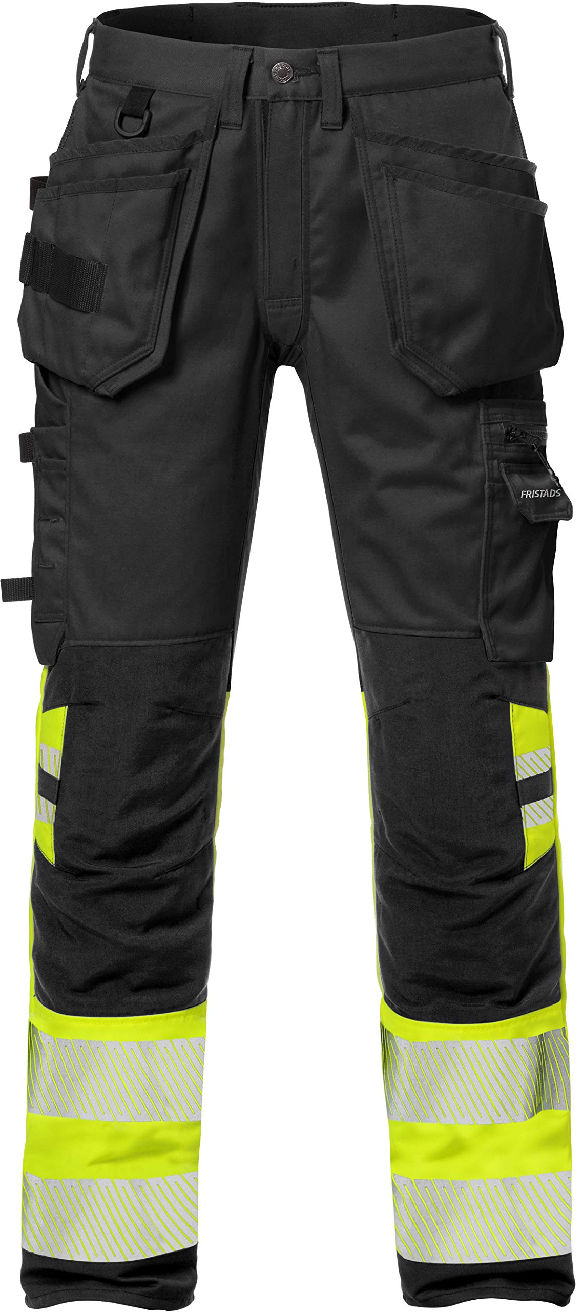 fristads-high-vis-handwerker-stretch-hose-2706-plu-klasse-1-warnschutz image 3