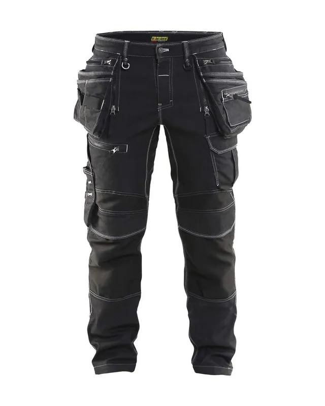 bl-kl-der-19901141-handwerker-hose-stretch-x1900-bundhose-schwarz-c44 image 1