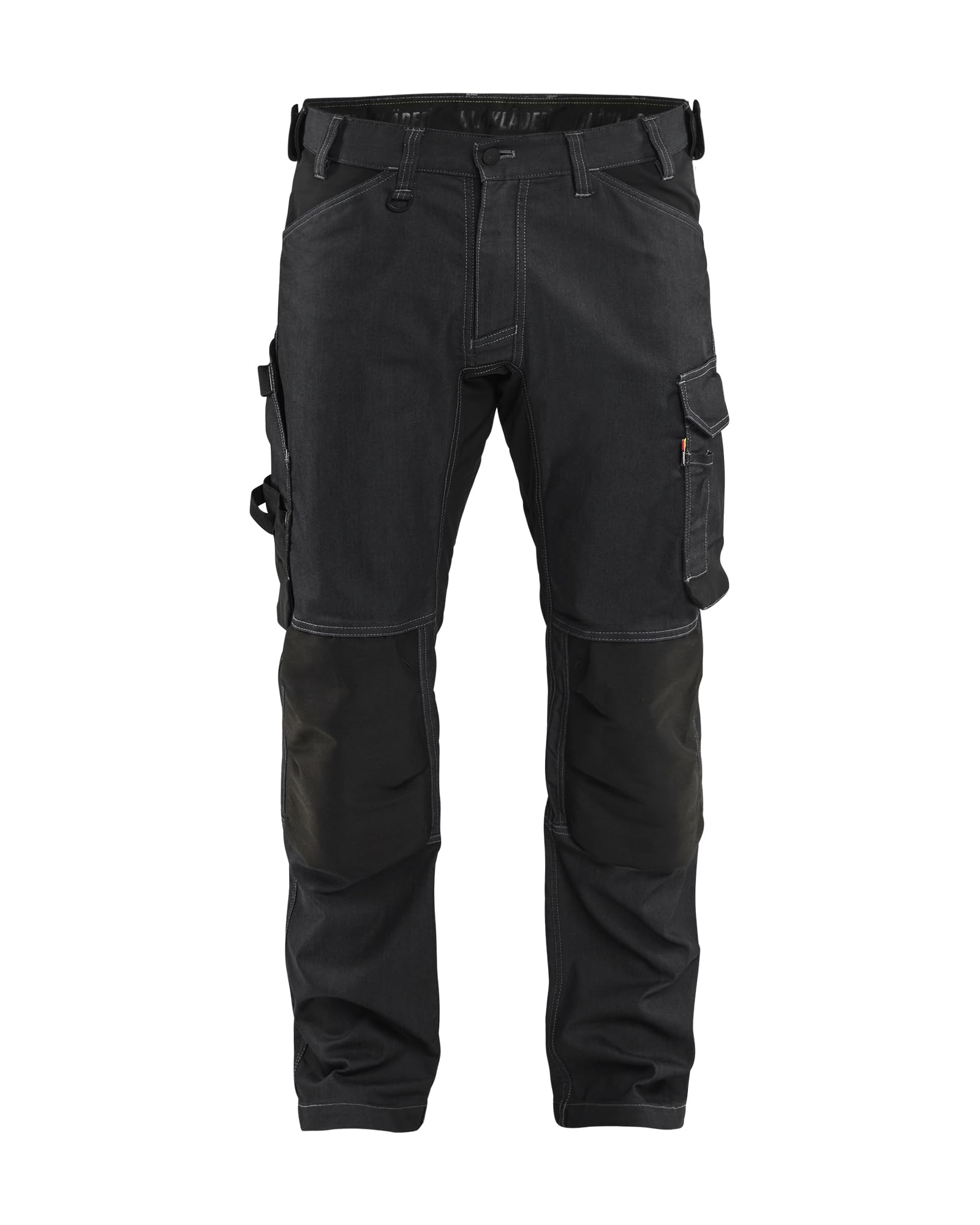 bl-kl-der-artisan-denim-stretch-1751-arbeitshose-schwarz-c48-lang image 1