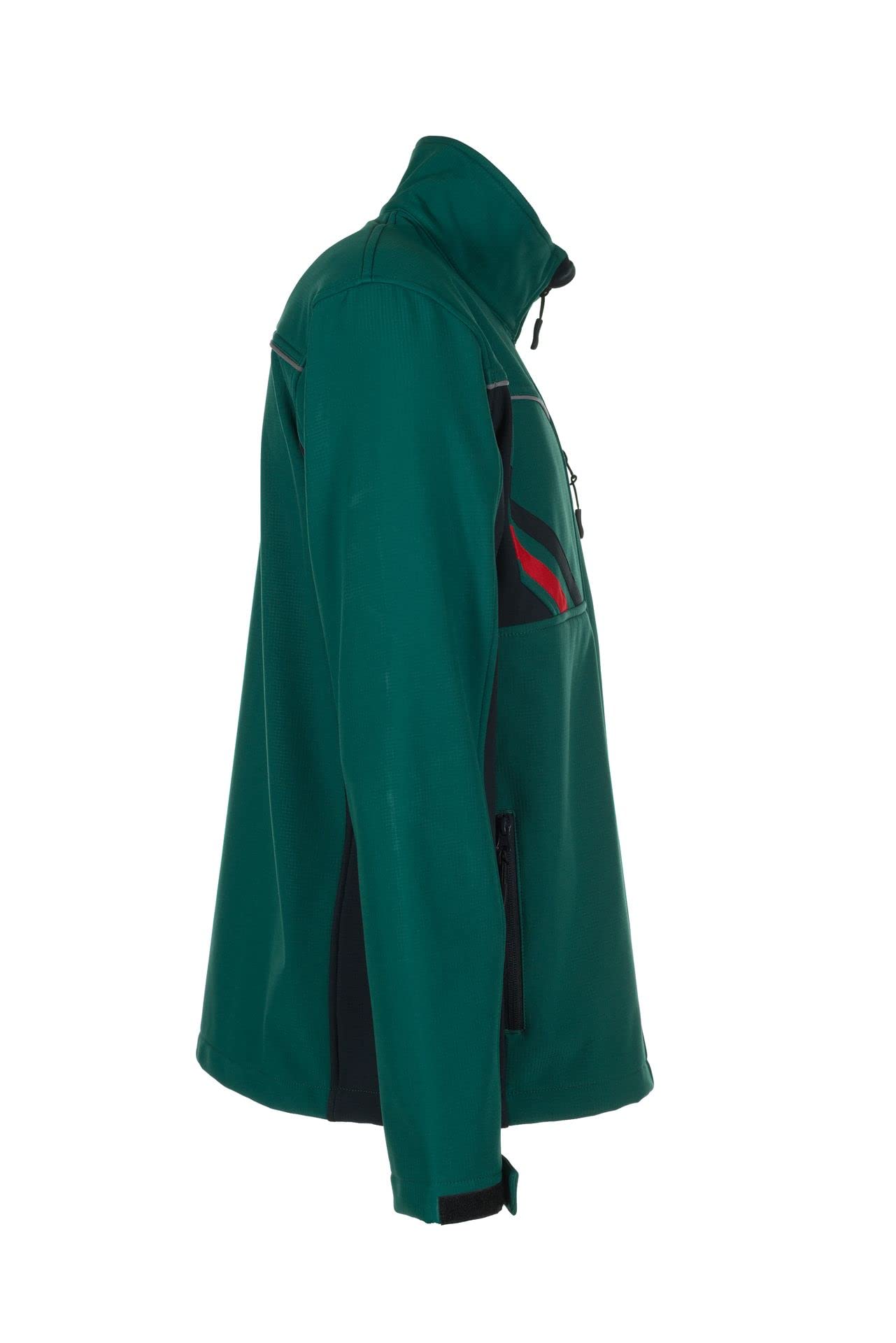 planam-highline-softshelljacke-schiefer-schwarz-rot image 2