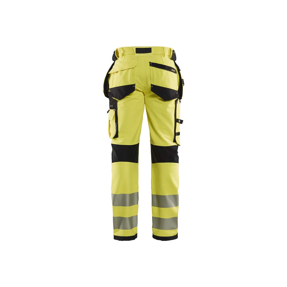 bl-kl-der-1997-4-wege-stretch-high-vis-hose-gelb-schwarz-c146 image 2