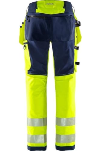 fristads-green-2644-gstp-high-vis-kansas-stretchhose-kl-2-c148-warnschutz-gelb-m image 8