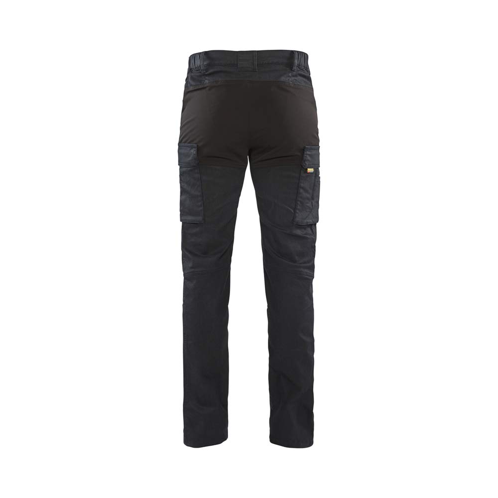 bl-kl-der-1457-service-denim-stretch-arbeitshose-marineblau-schwarz-c148 image 2