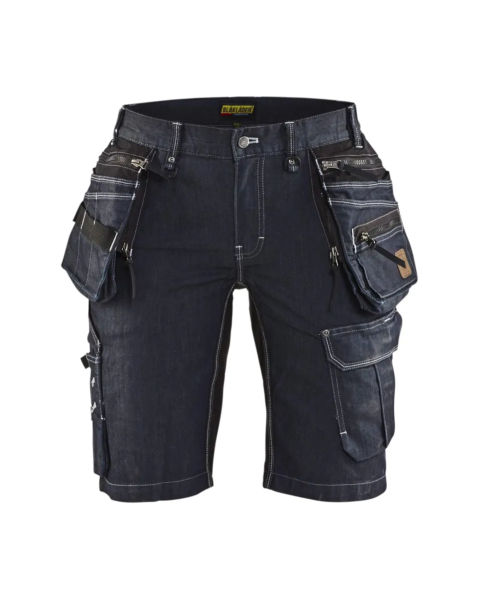 bl-kl-der-x1900-7992-stretch-damen-handwerker-shorts-marineblau-schwarz image 1
