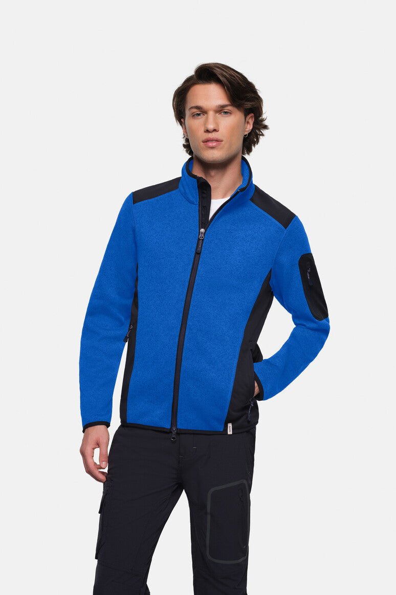 hakro-no-836-strickfleecejacke-mit-softshell-eins-tzen-active-function-jacke image 7