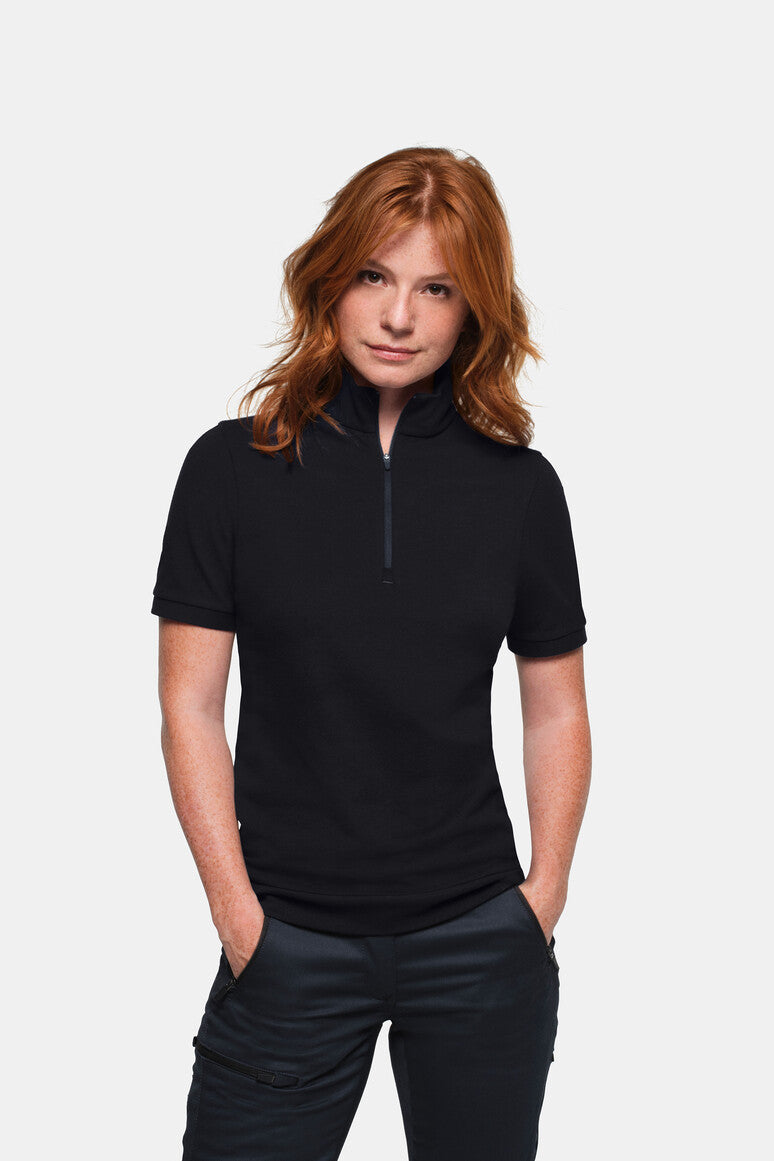 hakro-no-334-damen-zip-shirt-piqu-mikralinar-eco-regular-fit image 6