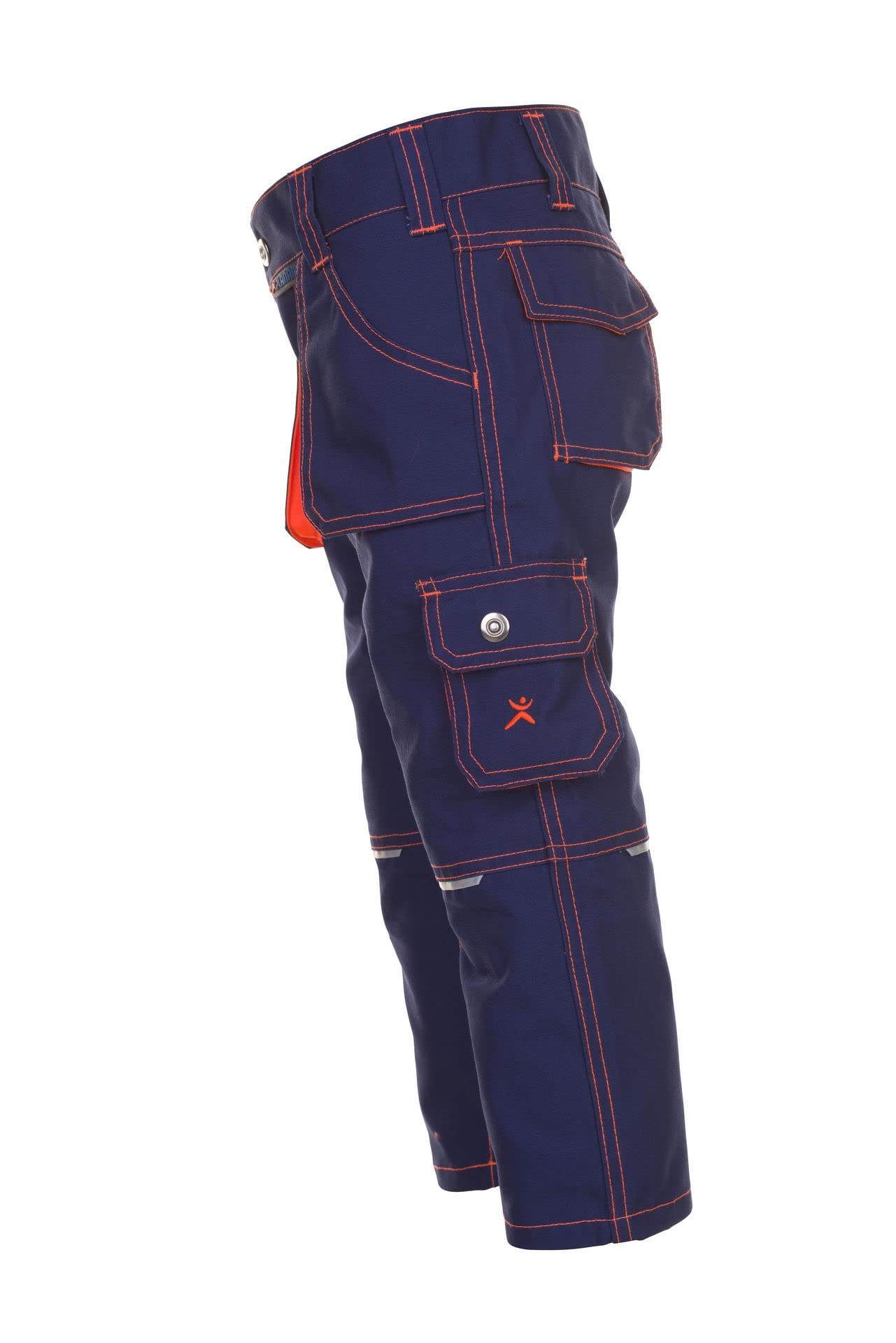 planam-basalt-kids-junior-bundhose-oliv-orange-122-128 image 4