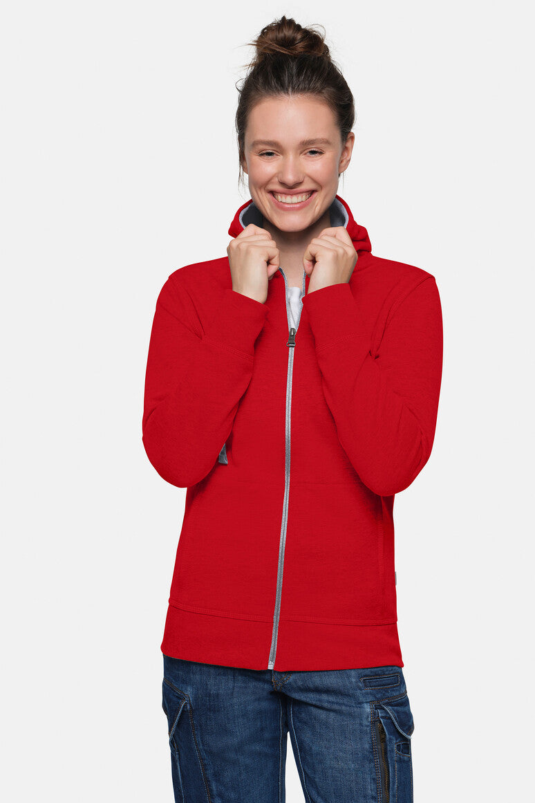 hakro-no-255-damen-kapuzenjacke-bonded-eco image 2