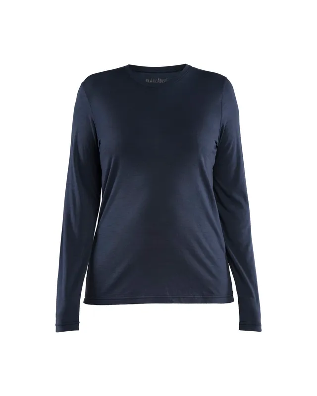 bl-kl-der-3539-damen-langarm-arbeits-t-shirt-merinowolle-dunkelmarine-xxxl image 1