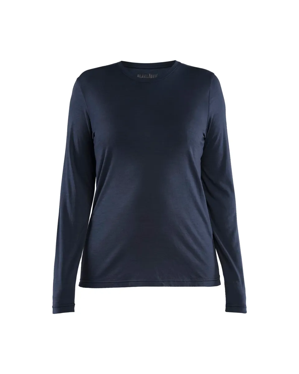 bl-kl-der-3539-damen-langarm-arbeits-t-shirt-merinowolle-dunkelmarine-xxxl image 1