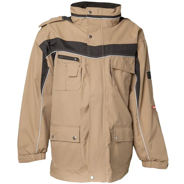 planam-plaline-allwetterjacke-schwarz-zink-gr-e-s image 1