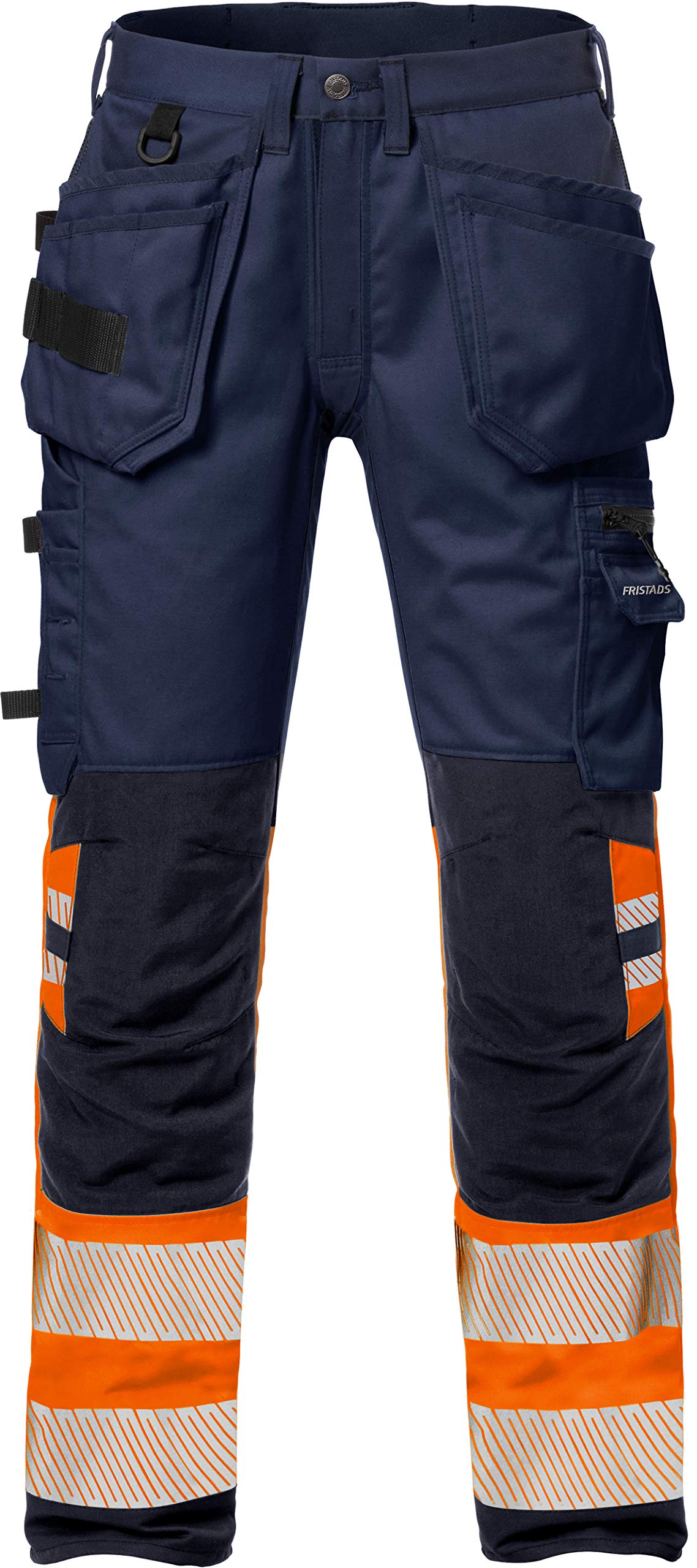 fristads-high-vis-handwerker-stretch-hose-2706-plu-klasse-1-warnschutz image 1