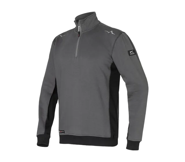 k-bler-pulse-sweat-troyer-mit-frontrei-verschluss-und-stehkragen image 1