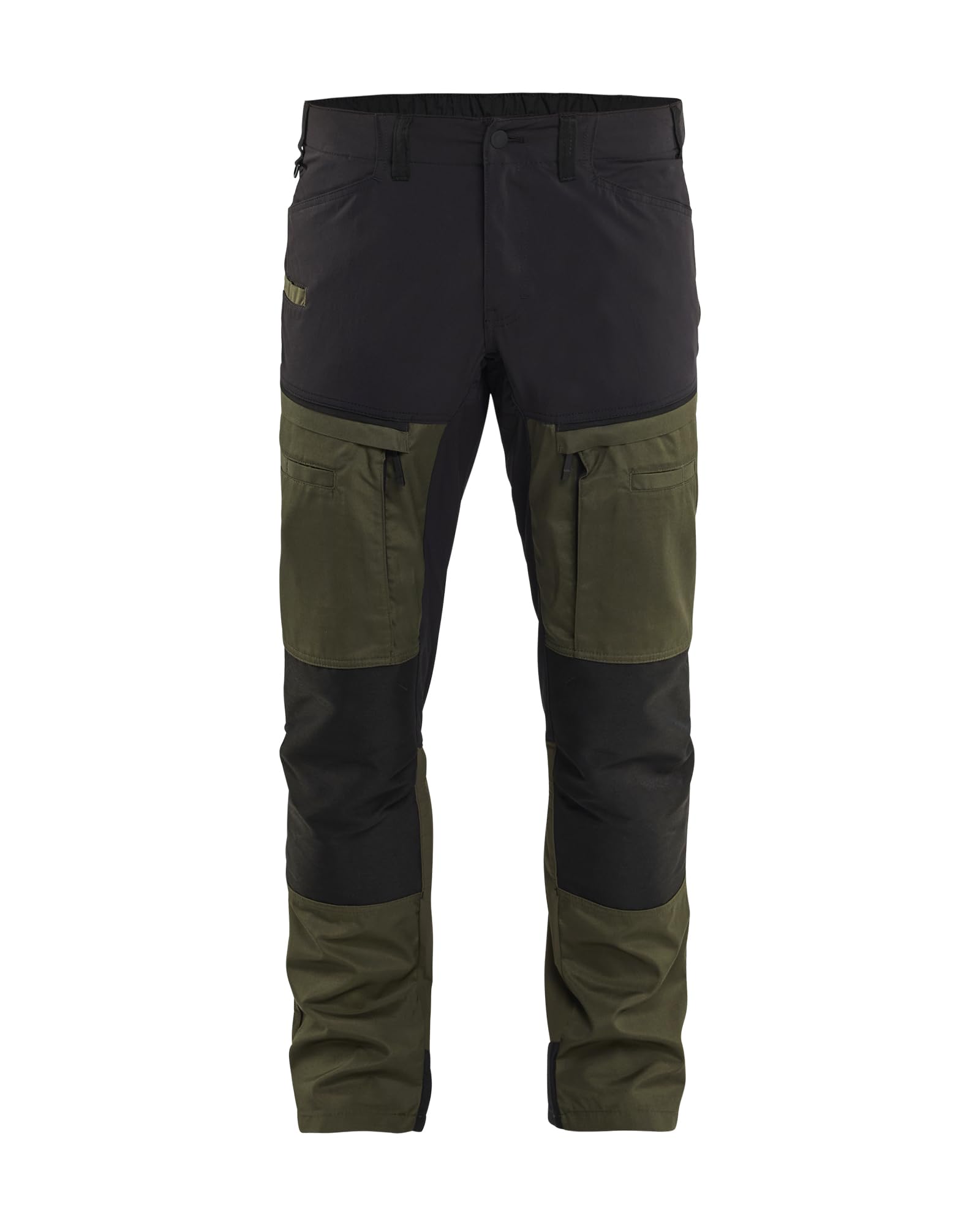 bl-kl-der-1456-maintenance-stretch-arbeitshose-waldgr-n-schwarz-xl-kurz image 1
