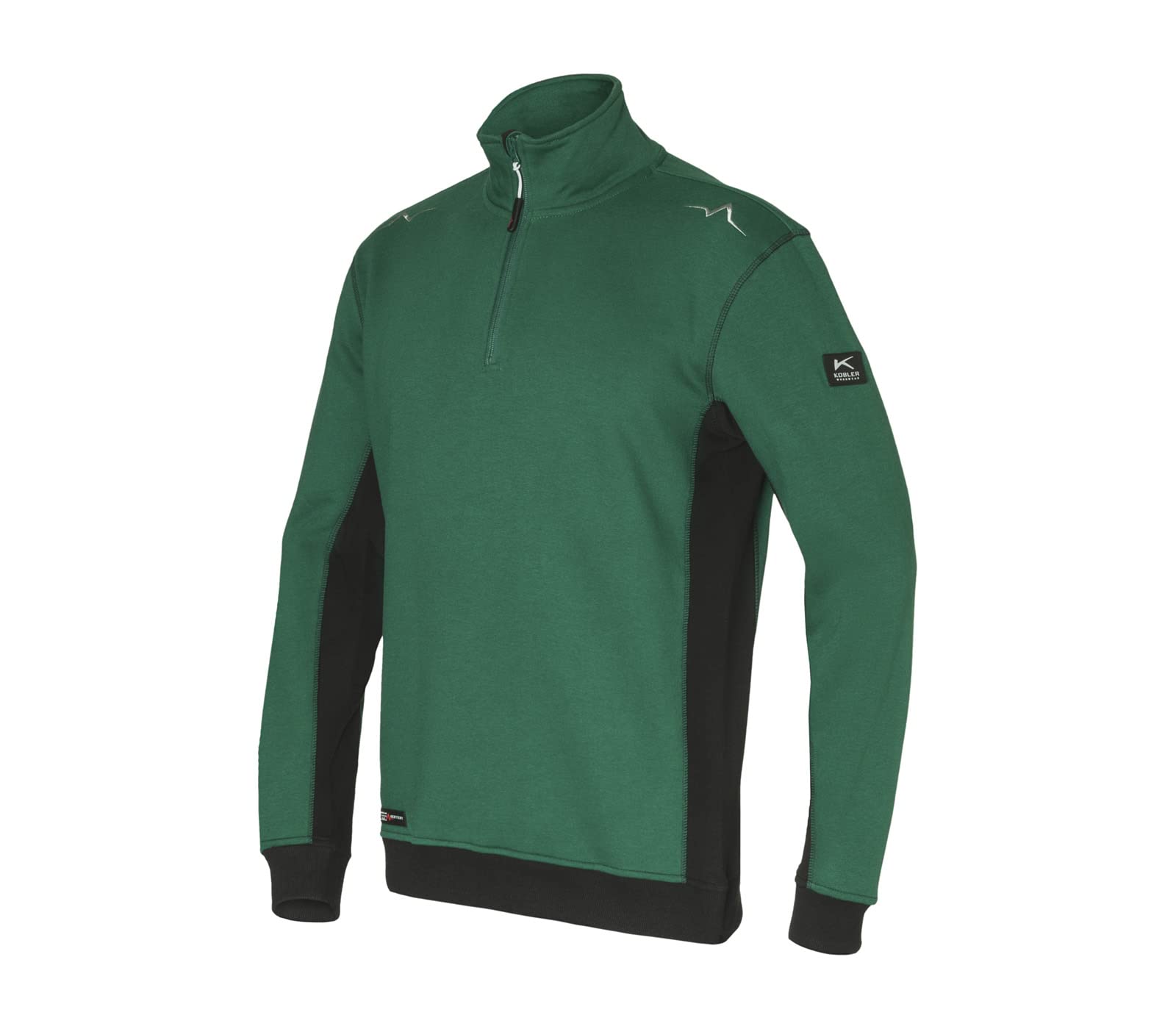 k-bler-pulse-sweat-troyer-mit-frontrei-verschluss-und-stehkragen image 3