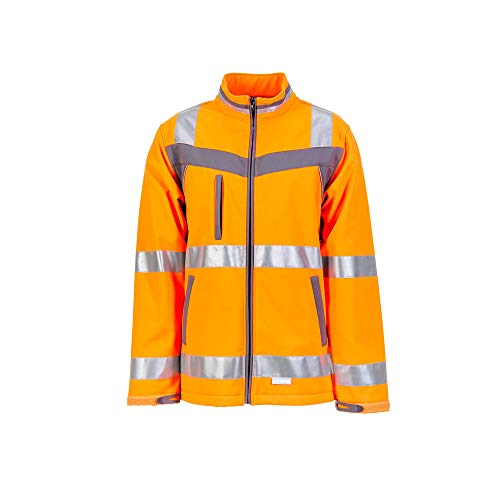 planam-plaline-high-visibility-softshell-jacke-gelb-schiefer-gr-e-56 image 6