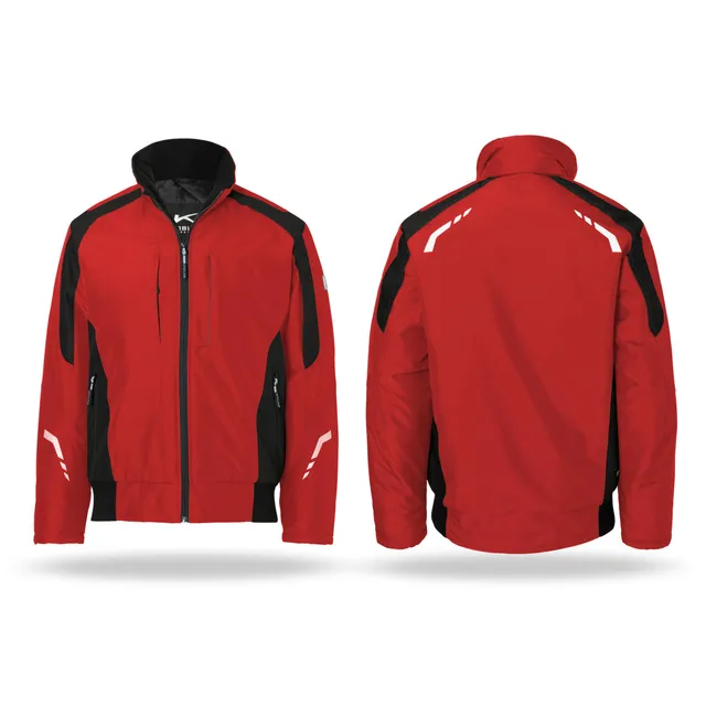 k-bler-wetterblouson-wattiert-mittelrot-schwarz-gr-l image 1