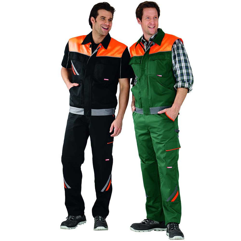 planam-visline-weste-gr-n-orange-schiefer-gr-e-xs image 6