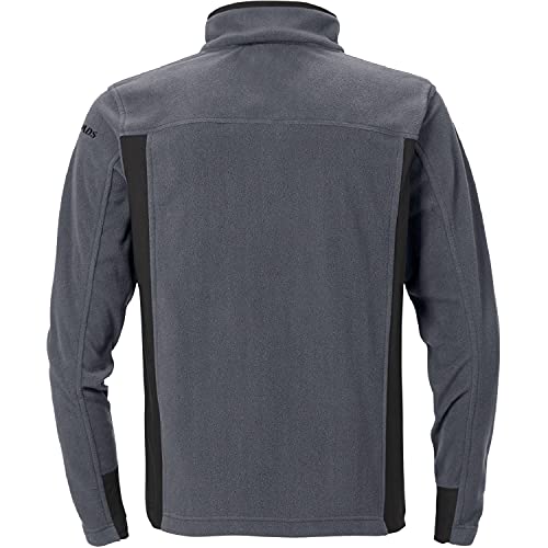 fristads-fusion-fleecejacke-4003-mfl-grau-schwarz-gr-e-3xl-mit-stretch image 4
