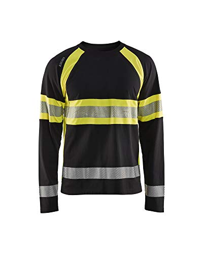 bl-kl-der-3510-high-vis-langarm-shirt-schwarz-gelb-l image 5