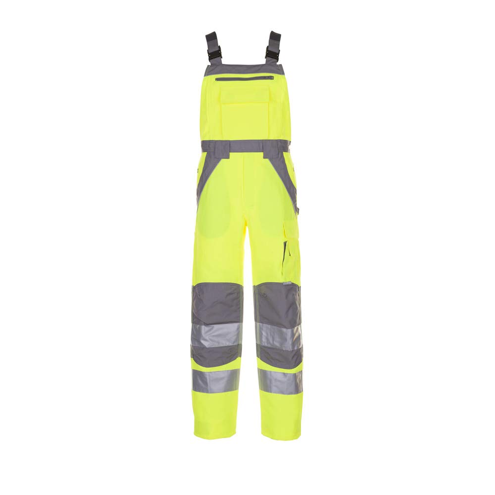 planam-plaline-high-visibility-latzhose-gelb-zink-gr-e-24 image 1