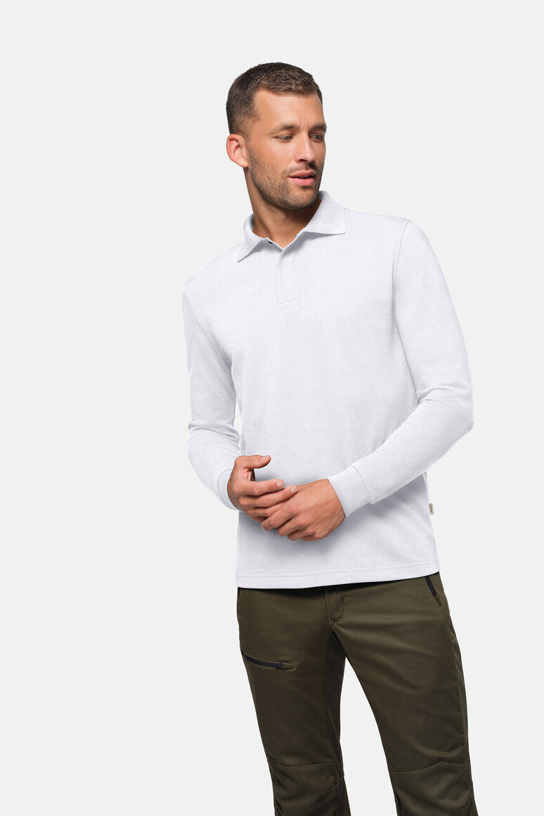 hakro-no-821-longsleeve-poloshirt-mikralinar-haccp-langarm-polo image 2